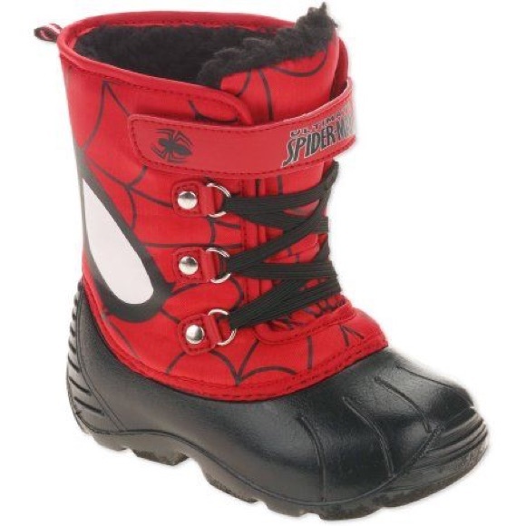 boys spiderman snow boots
